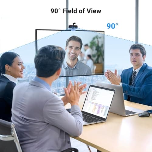 UGREEN Full HD 1080P Webcam with Microphone, 2 Noise-Canceling Mics, 85° Fov & Fixed Focus, Plug and Play, Auto Light Correction, Privacy Cover PC Camera for Zoom/Skype/Teams, Swit thumbnail 7