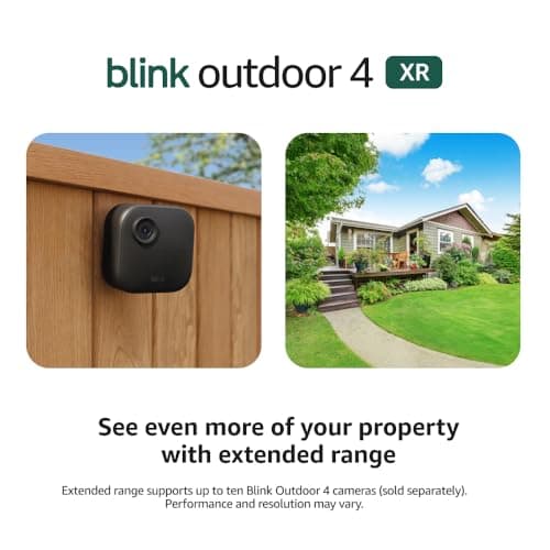 Blink Outdoor 4 XR – two-year battery wireless camera with 4x security coverage, 1000 ft open-air range or 400 ft with typical use — 6 camera system thumbnail 2