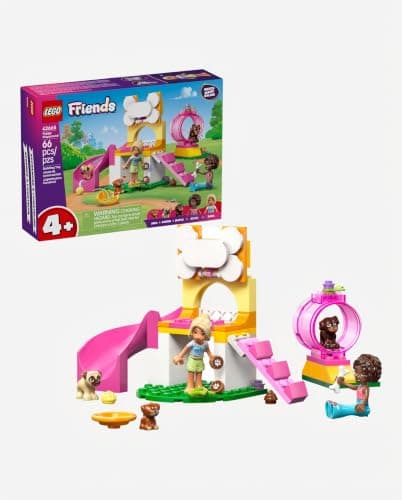 LEGO Friends Puppy Playground Pretend Play Building Toy - Creative Storytelling Playset for Girls & Boys, Ages 4+ - Includes 3 Dog Toys, & 2 Minidolls - Gift Idea for Birthdays & Pet Lovers - 42665