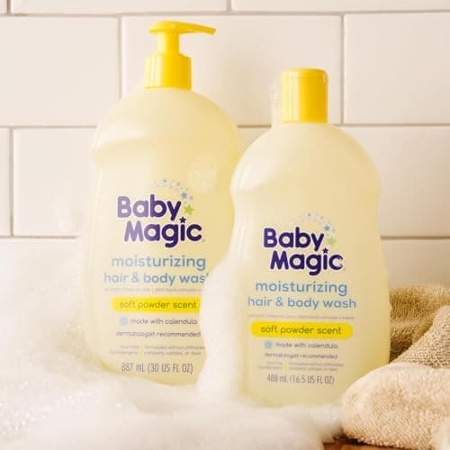 Baby Magic Moisturizing Hair & Body Wash, Soft Powder Scent, 16.5 Fl Oz thumbnail 6