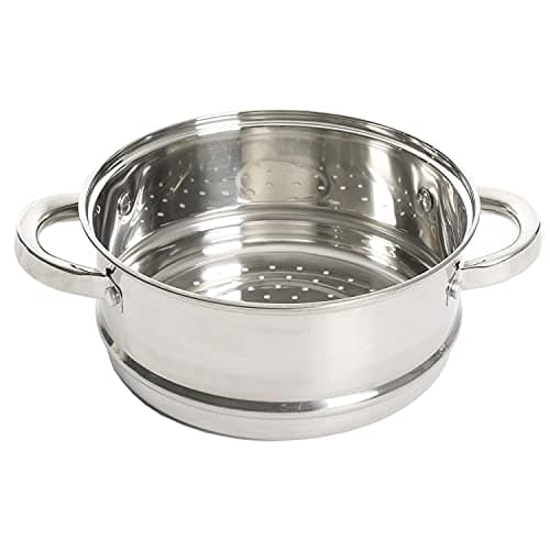 Oster Dutch Oven with Steamer Basket 3-Quart - Sangerfield Stainless Steel, Stovetop Steamer for Vegetables, Rice & Tamales, Dishwasher Safe thumbnail 2