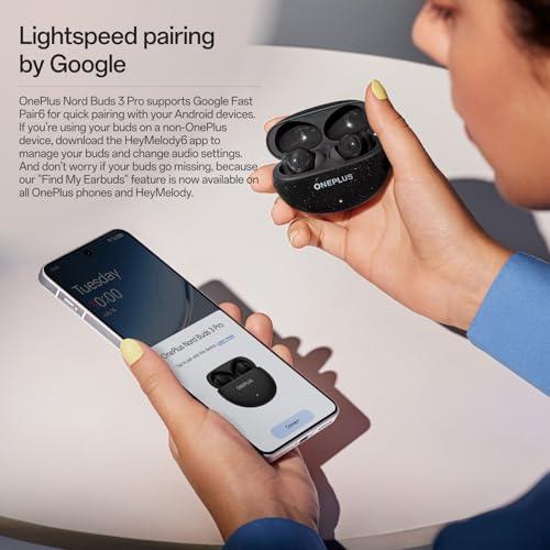 OnePlus Nord Buds 3 Pro, Wireless Bluetooth Earbuds, Noise Canceling Earbuds, Deep Bass, Immersive Sound, Up to 44 Hour Playtime with Charging case, Starry Black thumbnail 5