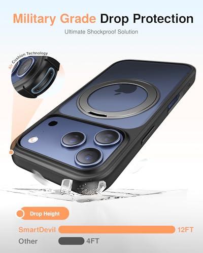 Miniatura de Funda SMARTDEVIL con Soporte Magnético 360° para iPhone 17 Pro, Militar y MagSafe 5