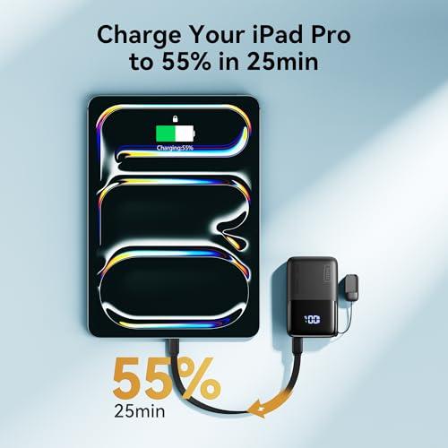 INIU Mini Portable Charger, Small 45W PD Power Bank, 10000mAh USB C in&Out Fast Charging Pocket Size Battery Pack, Travel Essentials Powerbank for iPhone 17 16 15 14 Pro Air, Xiaom thumbnail 4
