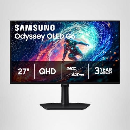 Miniatura de Monitor Gaming Samsung 27" Odyssey OLED G6 (G61SH) QD-OLED QHD (1440P) 11