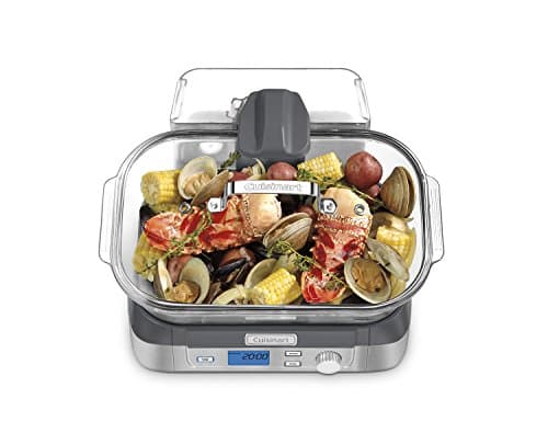 Miniatura de Vaporera Cuisinart de Vidrio Digital, 5 Litros y 5 Ajustes Preprogramados 2