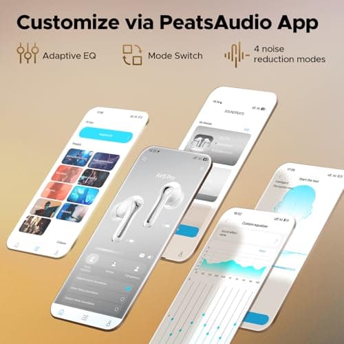 SoundPEATS Air5 Pro Hi-Res Wireless Earbuds, LDAC & aptX Lossless, Audiophile-Grade Sound with Wide Soundstage, 37H Playtime, Bluetooth 5.4, IPX5 Waterproof, Multipoint Connection thumbnail 7