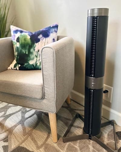 Vornado Airbar 4 Tower Fan and Horizontal Air Circulator with Remote Control, 35-Inch, 3 Speed Settings, Multi-Directional Airflow, Touch Control, Versatile Cooling Power, Magnetic thumbnail 2