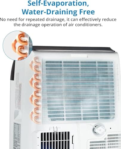 Garvee 14000 BTU Portable Air Conditioner, 3-in-1 Indoor AC Unit with Cooling, Dehumidifier, Fan, Follow Me, 24-Hour Timer, Remote Control & Window Kit for Bedroom, Home Office, Ap thumbnail 6