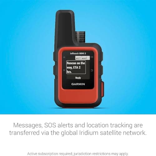 Garmin inReach Mini 2 Naranja: Comunicador Satelital Compacto para Aventura