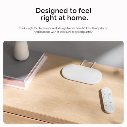 Google TV Streamer 4K - Fast Streaming Entertainment on Your TV with Voice Search Remote - Watch Movies, Shows, Live TV, and Netflix in 4K HDR - Smart Home Control - 32 GB of Stora thumbnail 7