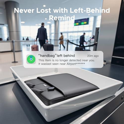 UGREEN FineTrack Air Tracker Tags (iOS Only) 4 Pack, 2-Year Replaceable Battery Bluetooth Tracker Compatible with Apple Find My, Item Finder Smart Tag for Keys, Luggage - [Apple Fi thumbnail 6