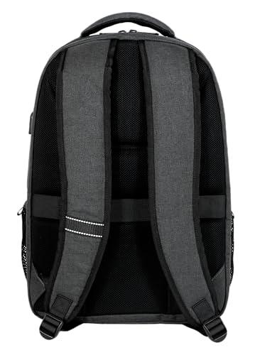 Lenovo B325 Laptop Backpack, Grey, 17-Inch, Water-Resistant Travel Backpack with External USB Port, Anti-Theft Design, Luggage Strap, for Men & Women, Perfect for Work, School, and thumbnail 4