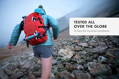 LifeStraw Personal — Water Filter for Hiking, Camping, Travel, and Emergency Preparedness, 1 Pack, Blue thumbnail 10