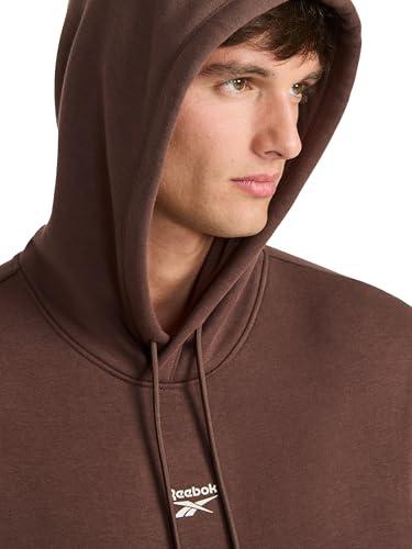 Reebok Men’s Finisher Hoodie, Standard Fit, Midweight Cotton-Poly Fleece Fabric, Bracken, Large thumbnail 4