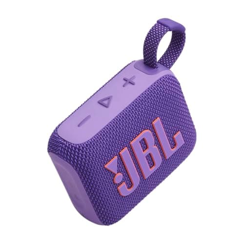 Miniatura de JBL Go 4 - Bocina Bluetooth Ultraportátil, Resistente al Agua y Polvo, Sonido Pro con Bajos Potentes, 7 Horas de Batería, Materiales Reciclados (Morado) 8