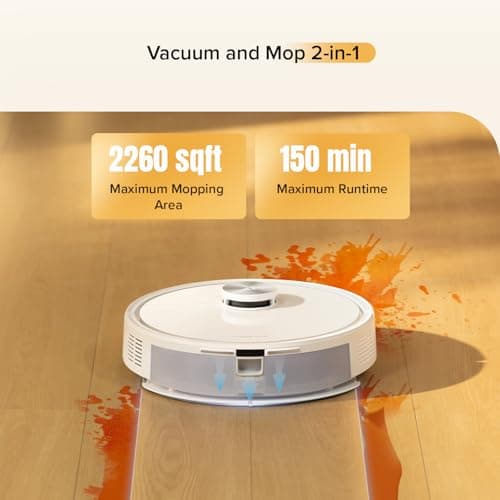 roborock Q7 M5 Robot Vacuum and Mop Combo, 10,000Pa HyperForce Suction