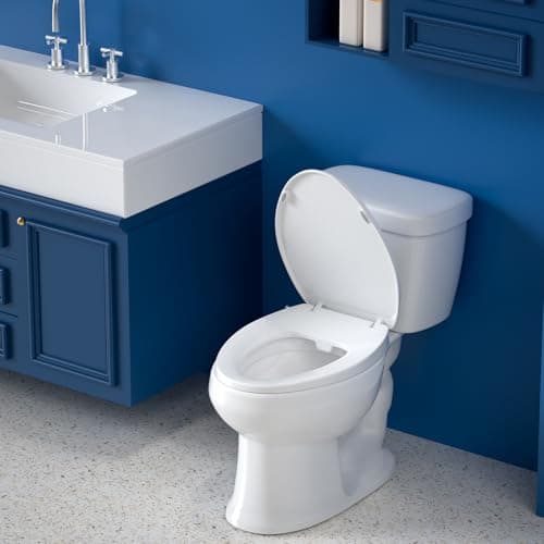 Elongated Bidet Toilet Seat – Non-Electric, Slow-Close Lid, Adjustable Water Pressure, Self-Cleaning Dual Nozzles for Frontal & Rear Wash, Leak-Resistant Brass Inlet, Easy Installa thumbnail 8