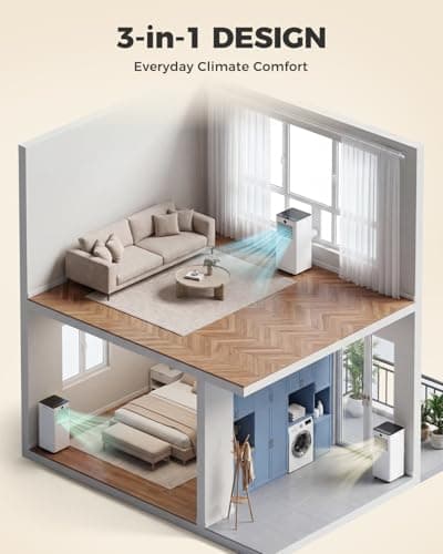 HAUSHOF Portable Air Conditioner, 10000 BTU Portable AC Unit with Cool, Fan, Dry & Sleep Mode for Rooms up to 450 sq.ft, Remote Control, 24H Timer, Window Kit & Exhaust Hose Sleeve thumbnail 4