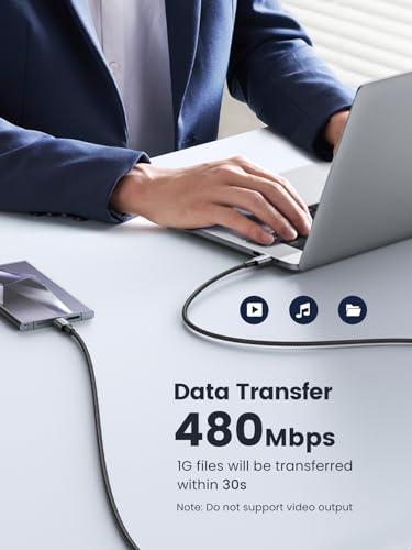 UGREEN: Paquete de 2 Cables USB C a USB C 100W - ¡Carga Súper Rápida!