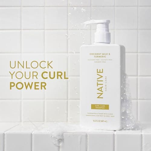 Native Coconut & Turmeric Shampoo and Conditioner Contain Naturally Derived Ingredients | All Hair Types, Color & Treated, Fine to Dry Damaged, Sulfate & Dye Free - 2-Pack thumbnail 2