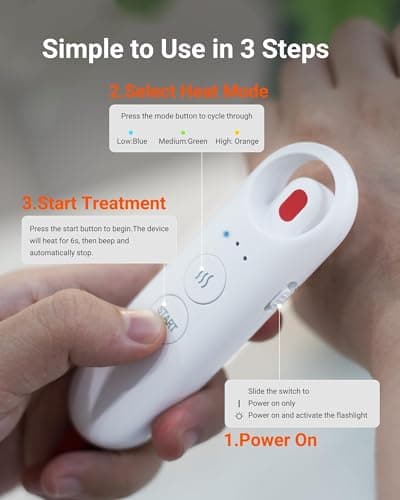Miniatura de iHealth D-Itch Stick: Alivio Rápido para Piquetes con 3 Modos de Calor, Seguro para Niños y Portátil 4