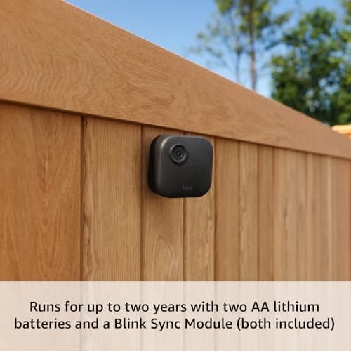 Blink Outdoor 4 – Wireless smart security camera, two-year battery life, 1080p HD day and infrared night live view, two-way talk. Sync Module Core included – 5 camera system thumbnail 3