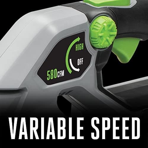 EGO Power+ LB5800 580CFM 56-Volt Variable-Speed Lithium-ion Cordless Blower, Tool Only, Black thumbnail 6