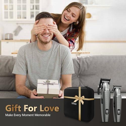 Ufree Professional Clippers and Trimmers Set, Cordless Hair Clippers for Men, Barber Clippers Set with Travel Case thumbnail 7
