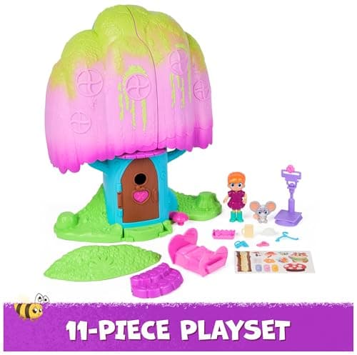 Vida The Vet, Vet Clinic, Treehouse Playset with Action Figures, Dollhouse Furniture & Accessories, Kids Toys for Girls & Boys Ages 3 and up thumbnail 7