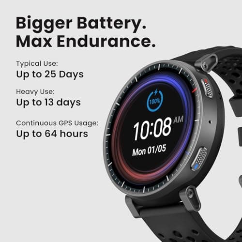 Miniatura de Smartwatch Amazfit Active Max: AMOLED 1.5", GPS, iOS/Android 3