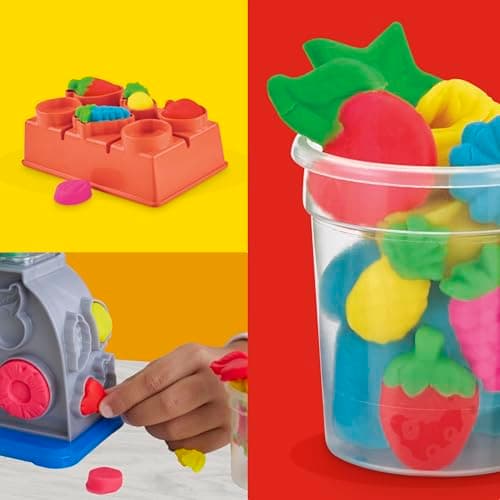 Play Doh Swirlin' Smoothies Toy Blender Playset, Play Kitchen Appliances, Kids Arts and Crafts Toys for 3 Year Old Girls and Boys and Up thumbnail 3