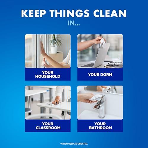 Lysol Disinfecting Wipes Bundle, Home Apartment Dorm Room Essentials and Cleaning Supplies, All Purpose Cleaner, Multi-surface Cleaning Wipes, Multi-Scent Sanitizing Wipes Bundle, 