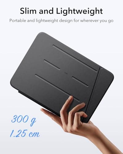 ESR for iPad A16 Case, iPad 11th/10th Generation Case (2025/2022), Vertical Stand Cover, Multi Stand Angles, Ultra-Stable Cover, Flip Series, Black thumbnail 8
