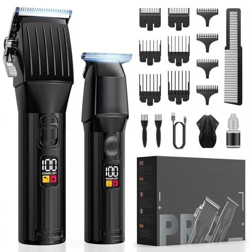 Professional Hair Clippers for Men Cordless Trimmers Kit with LED Display Electric Beard Trimmer for Kid Cordless Beards Trimmer Haircut Grooming Kit Gift for Men Women Barber Kids