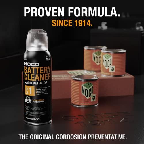 NOCO E404 12.25 Oz Battery Terminal Cleaner Spray and Corrosion Cleaner with Acid Detector thumbnail 6