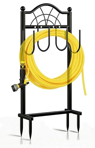 Shomextol Hose Holder,100ft Capacity Garden Hose holder,Fence Style
