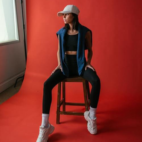 Hanes Women's Moves 7/8, Soft Moisture-Wicking Leggings with Internal Pocket, 25", Black, Medium thumbnail 3