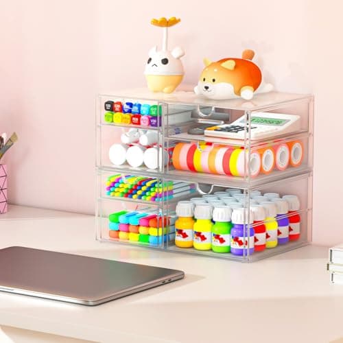 Miniatura de Organizador Acrílico caktraie con 22 Cajones (4 Paquetes) 4
