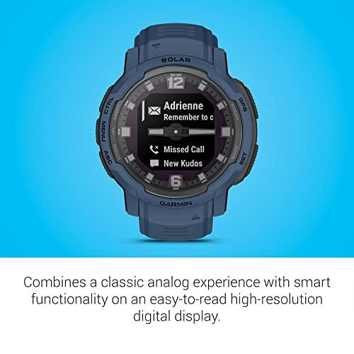 Miniatura de Garmin Instinct Crossover Solar: Smartwatch Híbrido Resistente con Carga Solar y Manecillas Análogas 4