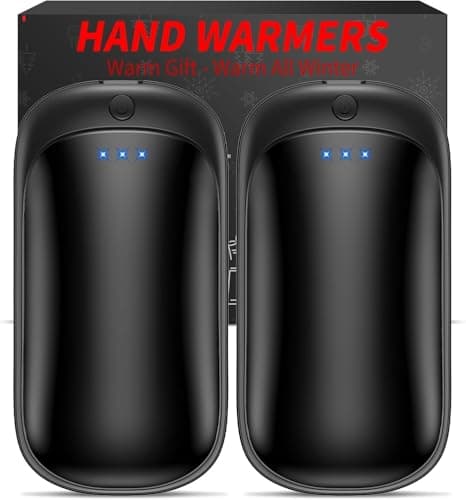 Lerat: Dúo de Calentadores de Manos Recargables - Portátiles, Eléctricos y Reutilizables. ¡El Regalo Perfecto para el Frío!