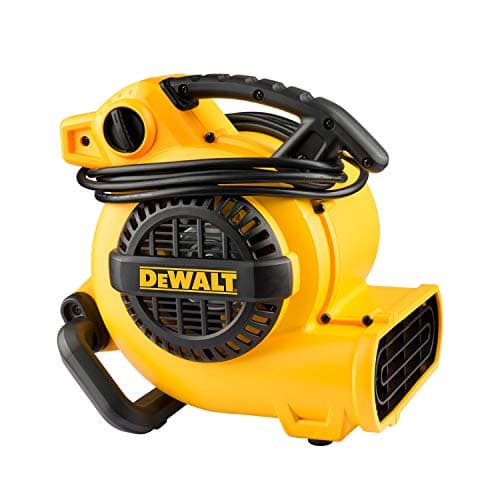 Ventilador Industrial Portátil DEWALT: Potente Secador de Piso, 276W, 3 Velocidades
