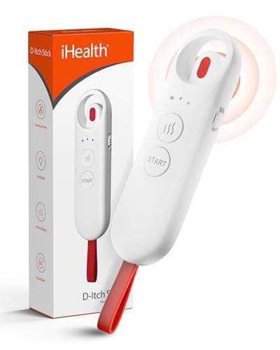 iHealth D-Itch Stick: Alivio Rápido para Piquetes con 3 Modos de Calor, Seguro para Niños y Portátil