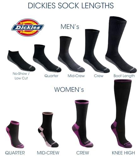 Dickies Men's Dri-Tech Moisture Control No Show Socks (6/12 Pairs) (M-XXL), Black (6 Pairs), Medium thumbnail 4