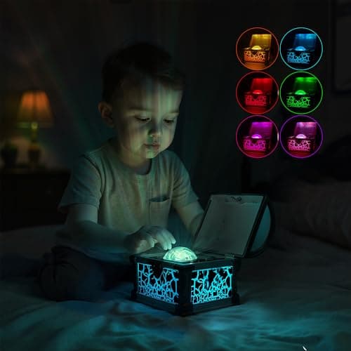 L LOHAS LED Galaxy Projector Night Light, Galaxy & Northern Lights Effect
