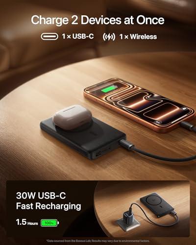 Miniatura de Power Bank Baseus Picogo AM52 MagSafe Qi2.2 25W y 10,000mAh 6