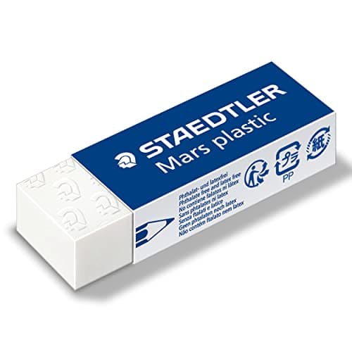 STAEDTLER Mars Plastic Vinyl Erasers (4-Pack), White Erasers for Clean & Precise Results - Latex-Free, Minimal Crumbling, Made in Peru thumbnail 3