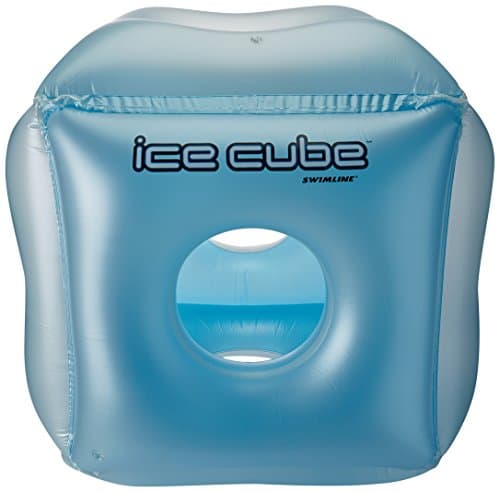 SWIMLINE | Giant Inflatable Pool Island Float for Kids | 49" | Ice Cube