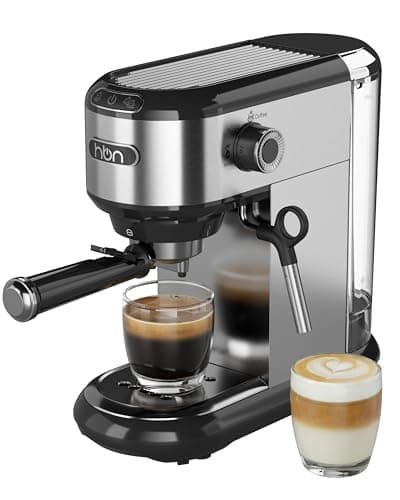 Cafetera Espresso HBN de 20 Bares con Espumador de Leche