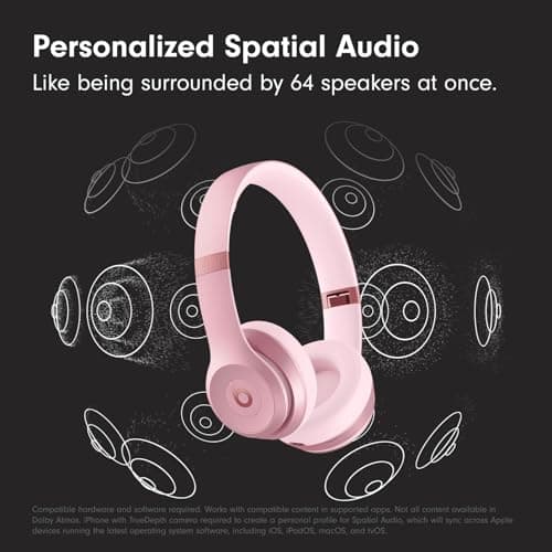Beats Solo 4 Inalámbricos: Sonido Potente, 50h Batería, Ligeros (Exclusivo Amazon)